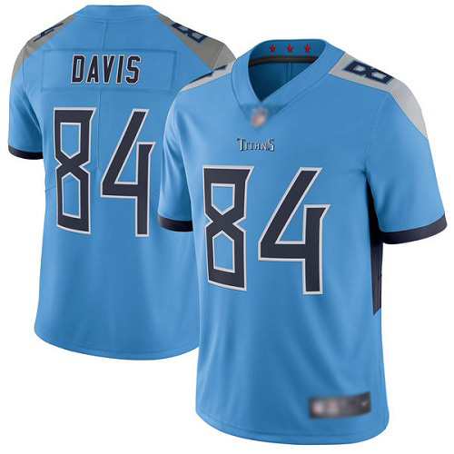 Tennessee Titans Limited Light Blue Men Corey Davis Alternate Jersey NFL Football #84 Vapor Untouchable